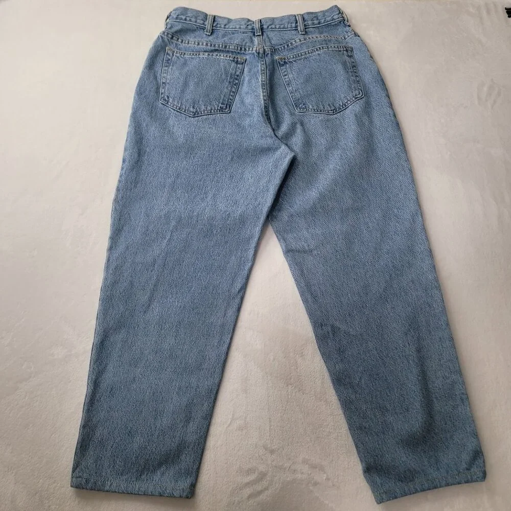 Lands End Women's Regular Fit Light Wash Denim Jeans Size 14x29 Reg - Picture 2 of 12